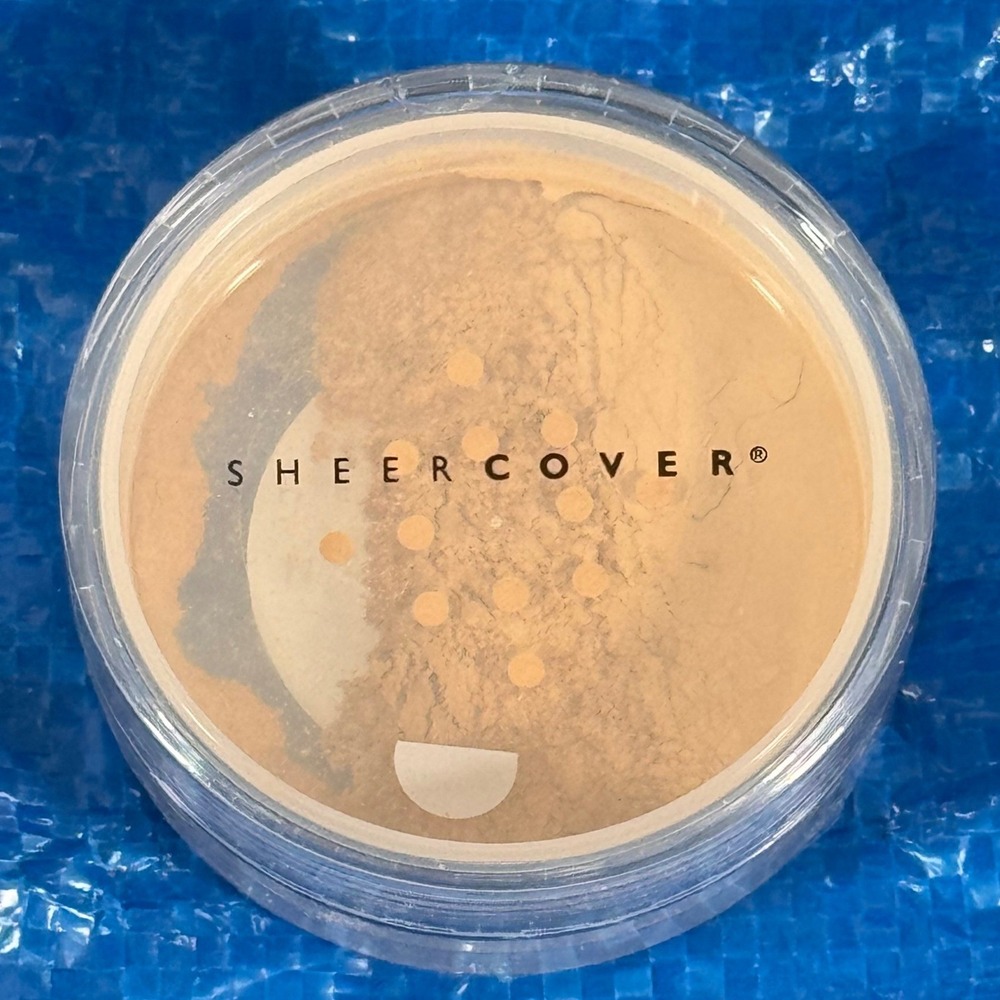 Sheer Cover Mineral Foundation SPF 15 Buff Loose Powder 4g Made in USA NEW